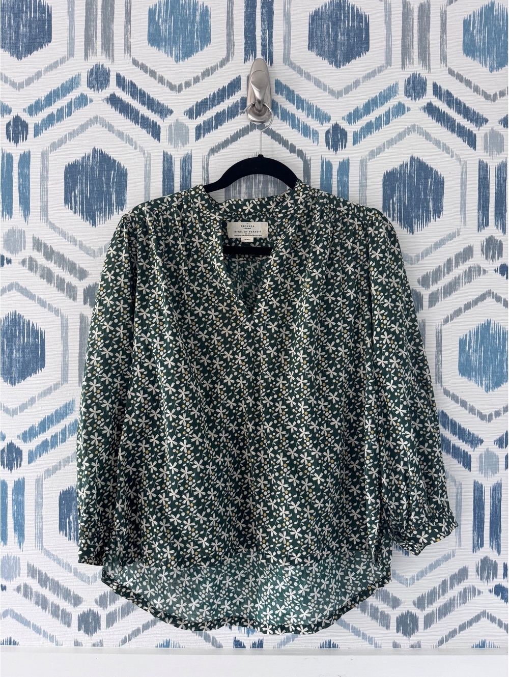 Trovata Cotton Floral Blouse